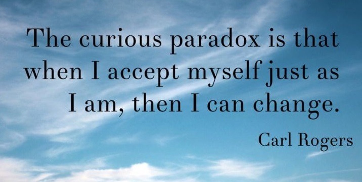 Carl Rogers Self Acceptance Quote
